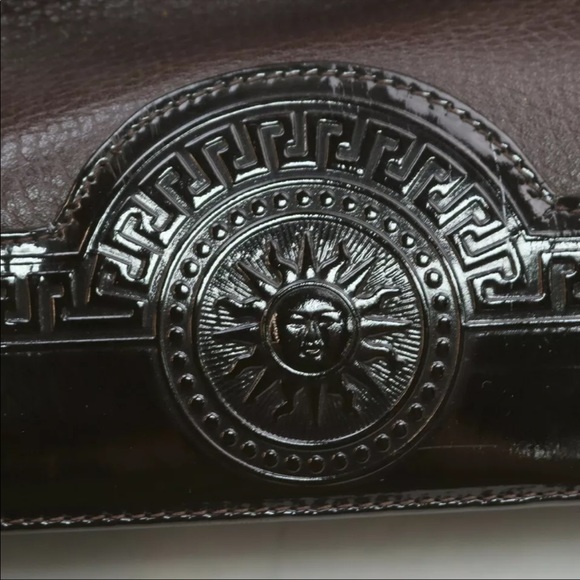 Versace Hand Bag  Brown Leather - Picture 9 of 9